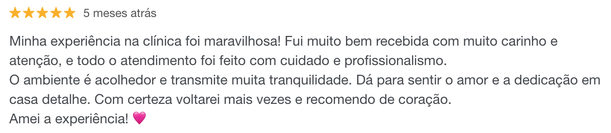 Depoimento de paciente 6