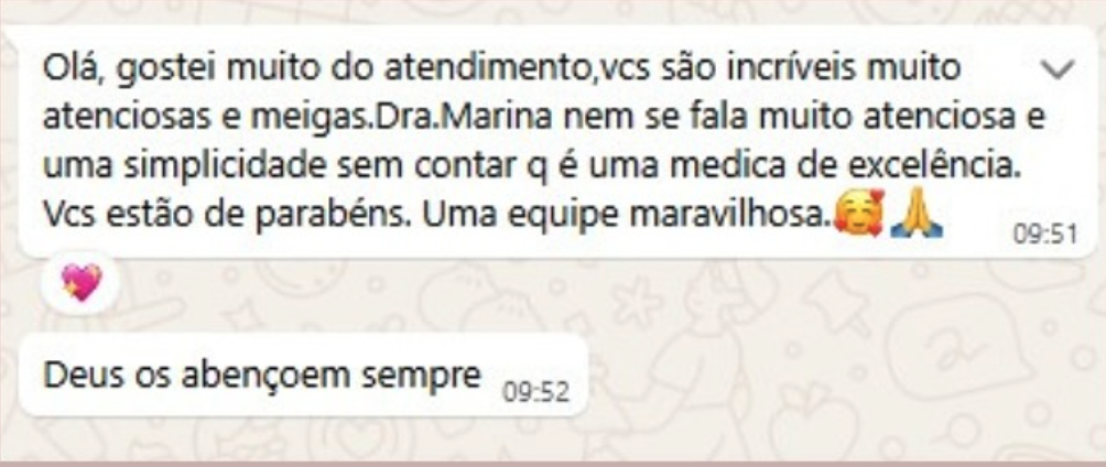 Depoimento de paciente 11