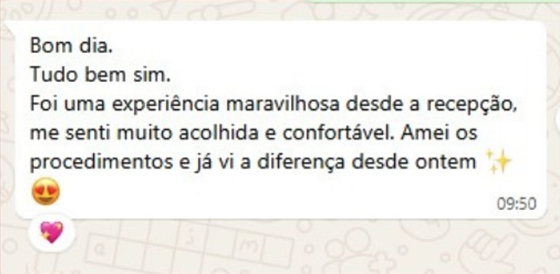 Depoimento de paciente 9